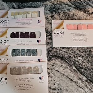 Color Street Nail Polish Strips Variety Pack - Neutrals, Pink, Glitter